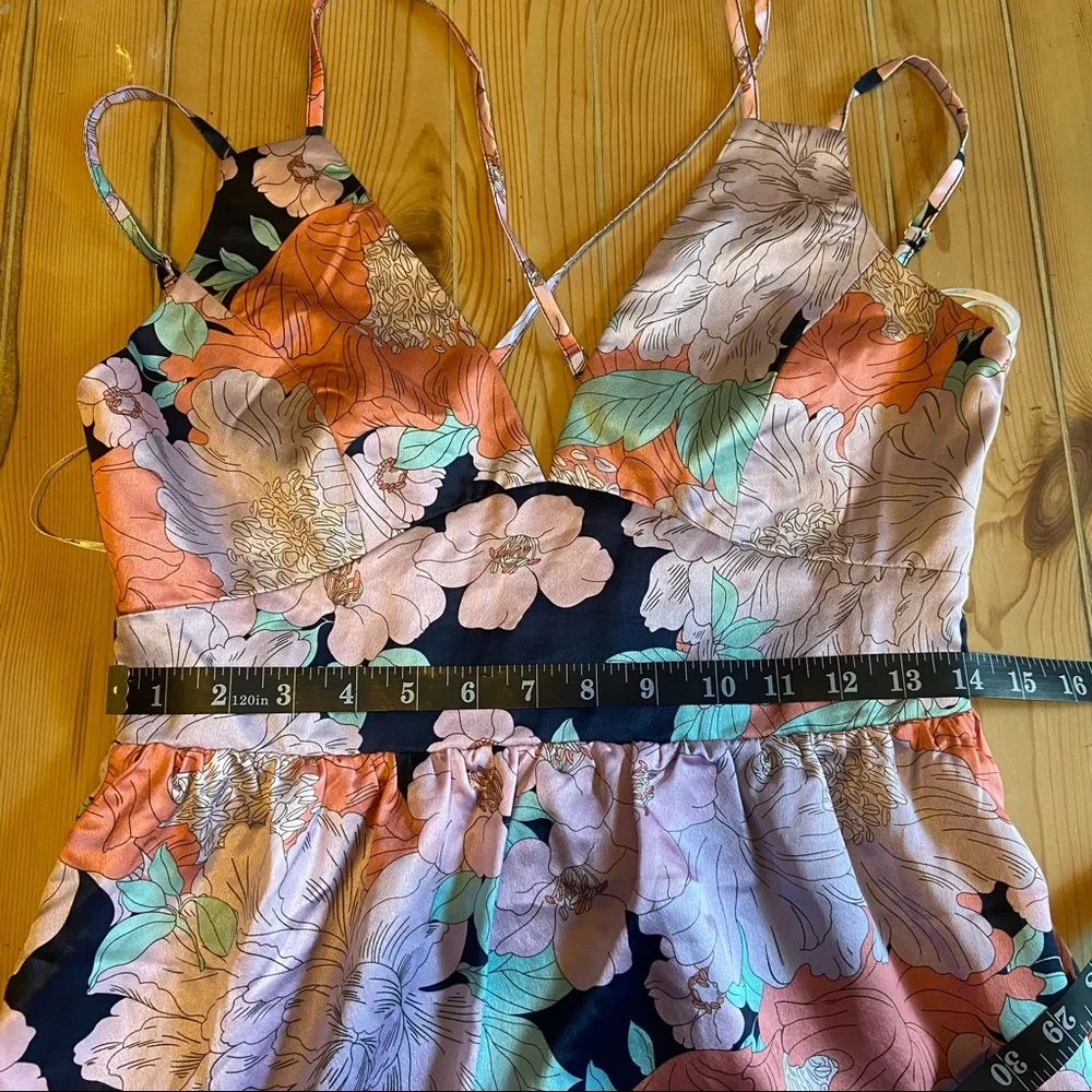 Lulus Dreamy Blooms Navy Blue Multi Floral Print Tiered Maxi Dress - Picture 9 of 15